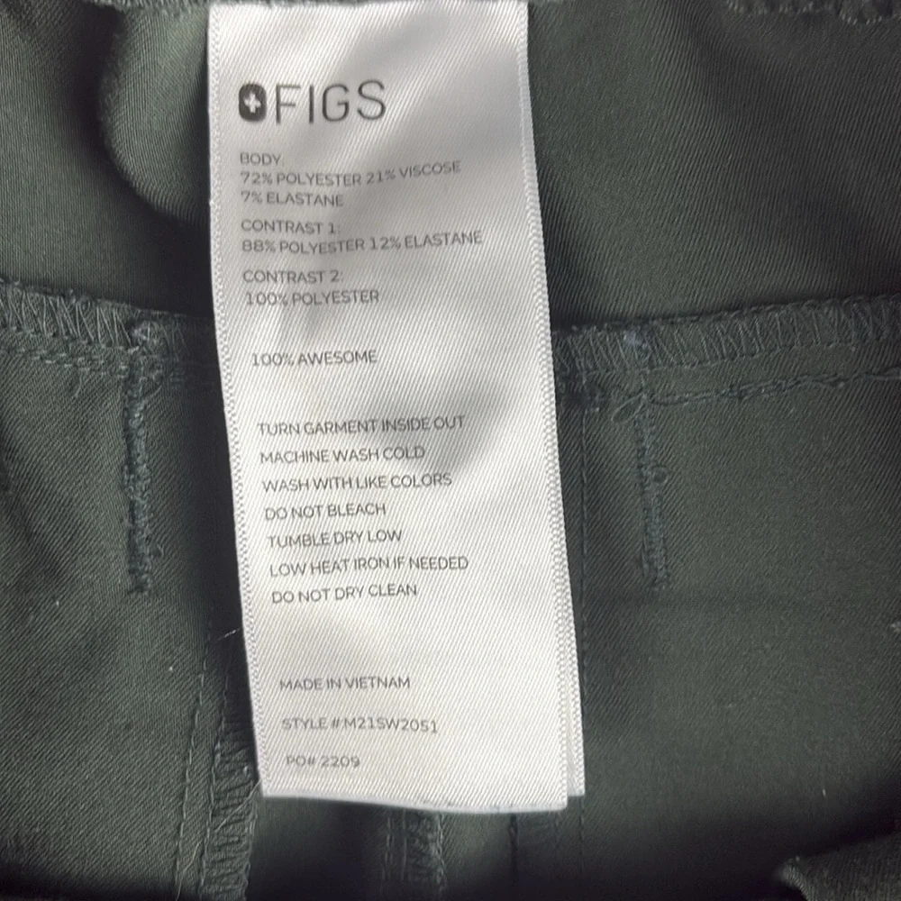 Figs Men's Tansen Jogger‎ Scrub Pants Olive Green XS